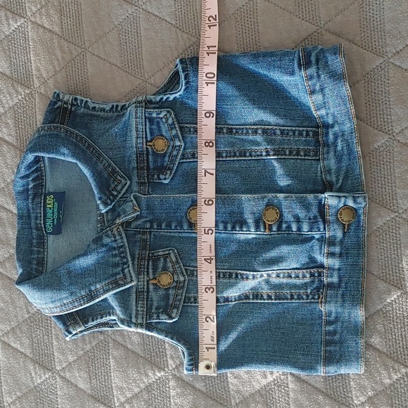 Osh Kosh Genuine Kids denim vest size 2T - Picture 5 of 9